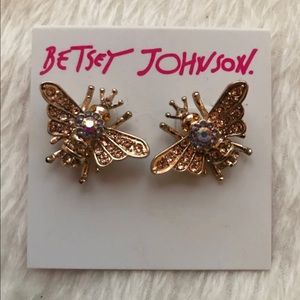 Betsey Johnson Queen Bee Earrings